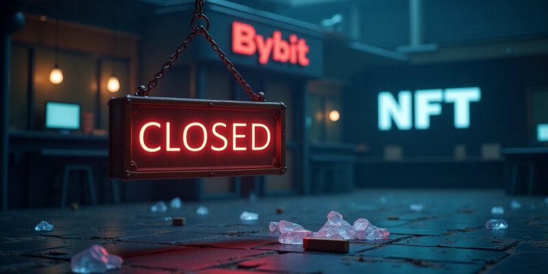 Flux Dev A darkthemed realistic image depicting a Closed sign 1