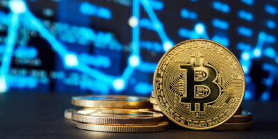 Pile of Bitcoin Cryptocurrencies