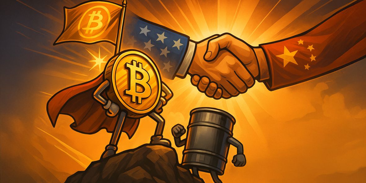 BTC, Brent, US-China