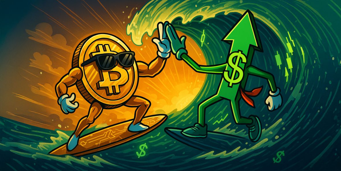 US Stock and Crypto Wave