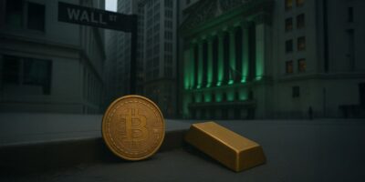 Wall St, BTC, Gold