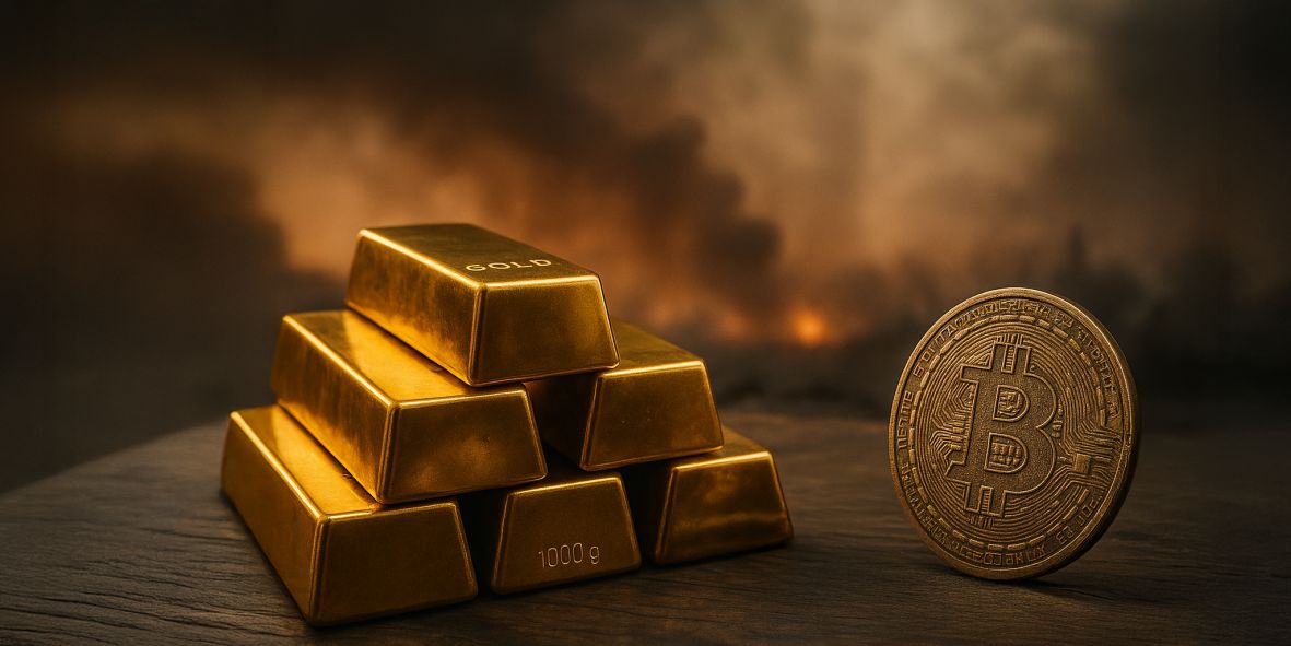 Gold, War, BTC