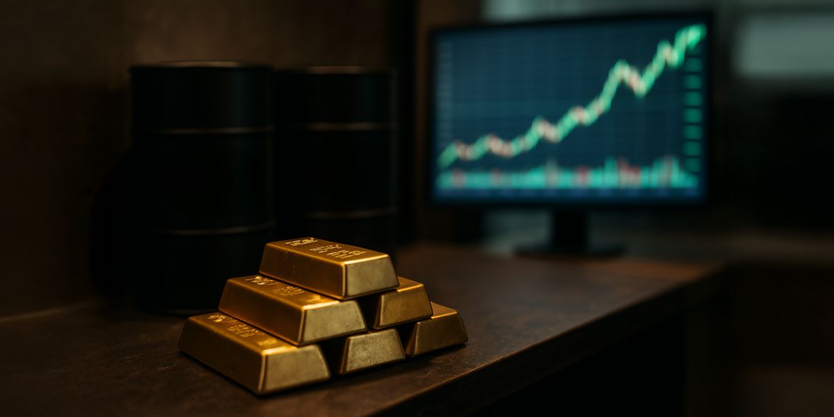 Stock, Oil, & Gold