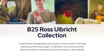 Ross Ulbricht, who was jailed for operating a website selling drugs, reenters public life with a symbolic Bitcoin auction, and the unwavering crypto industry support