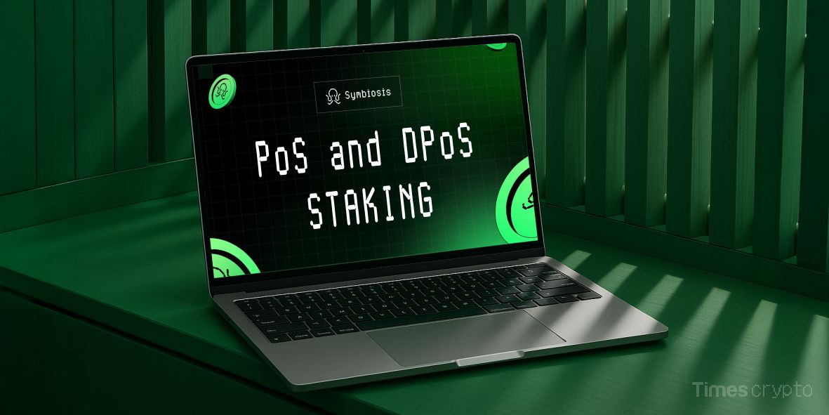 a laptop with a screen on. Symbiosis Upgrades to Open Staking: SIS Holders Can Now Validate or Delegate Their Stake