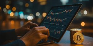 a person using a laptop. Top 5 Most Used Crypto Exchanges in 2025