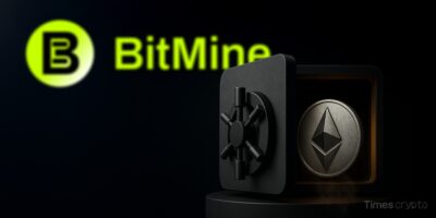 a safe with a Ethereum coin inside. BitMine Now World’s Largest ETH Holder in the World with B Treasury