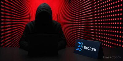 a hacker in a black hoodie using a laptop. BtcTurk Hit by M Hot Wallet Hack - Trading Active but Exchange Halts Withdrawals
