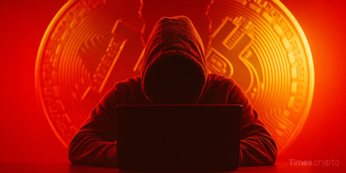 a hacker in a hoodie sitting at a laptop. LuBian Bitcoin Hack: How $3.5B Vanished in Crypto's Biggest Heist