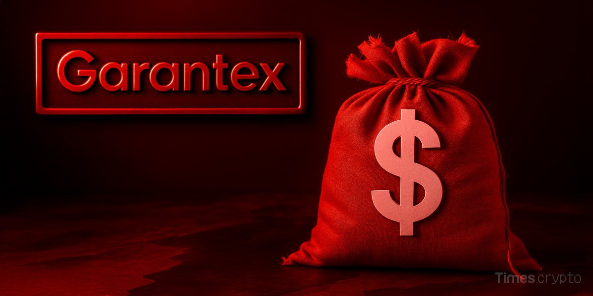 a red bag with a dollar sign. U.S. Hunts Garantex Leaders: $6M Bounty as Treasury Sanctions Russian Crypto Exchange Over $100M in Illicit Flows