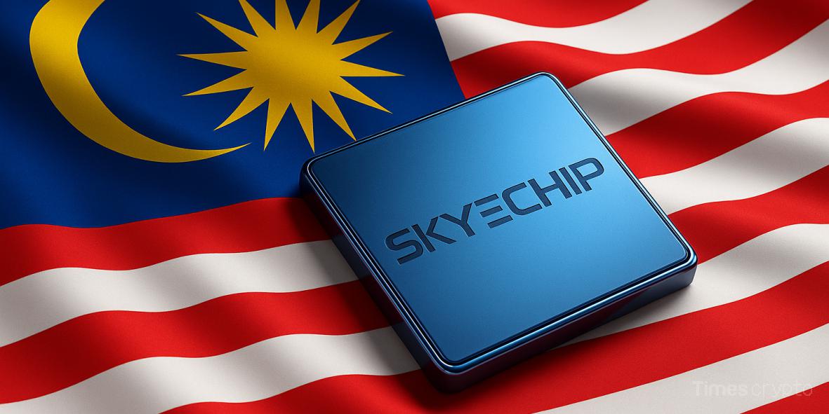 a blue square on a Malaysian flag. Malaysia Enters Semiconductor Race with Homegrown MARS1000 AI Processor