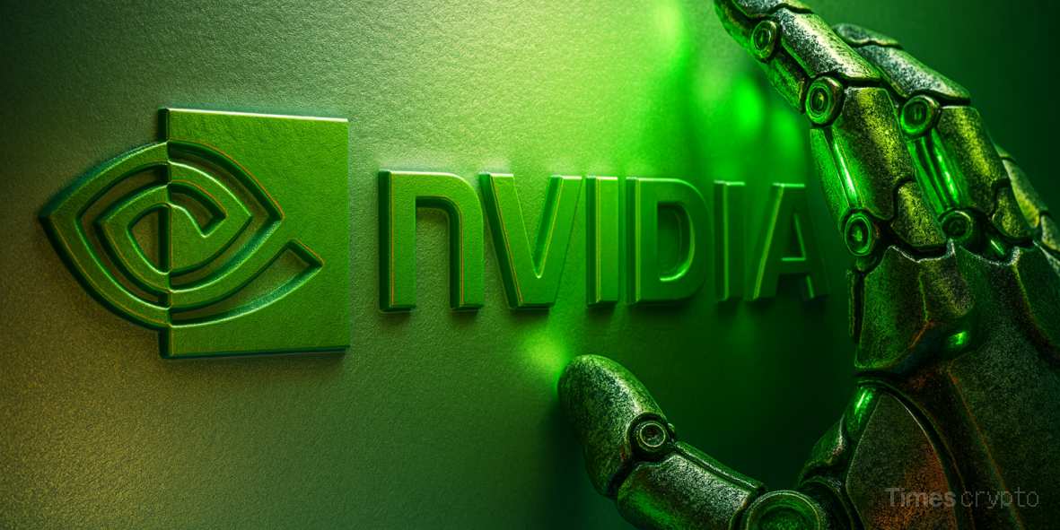 a green logo with a robot arm. NVIDIA's Robotics Developments: Omniverse & Cosmos AI Redefine Machine Intelligence