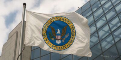 a flag with a symbol on it. SEC Greenlights Liquid Staking: Why This Is a Good Decision for DeFi