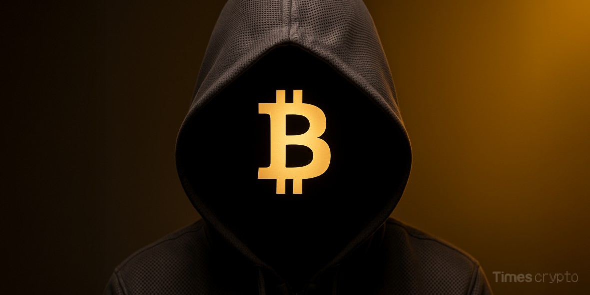 a person wearing a black hoodie with a bitcoin symbol on their face. The Real Satoshi Nakamoto? Old Hal Finney's Photo Reignites Debate