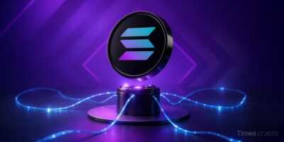 a round black Solana Token with purple and blue lights. Solana Alpenglow Upgrade: 150ms Finality Could Make It Faster Than Stock Exchanges