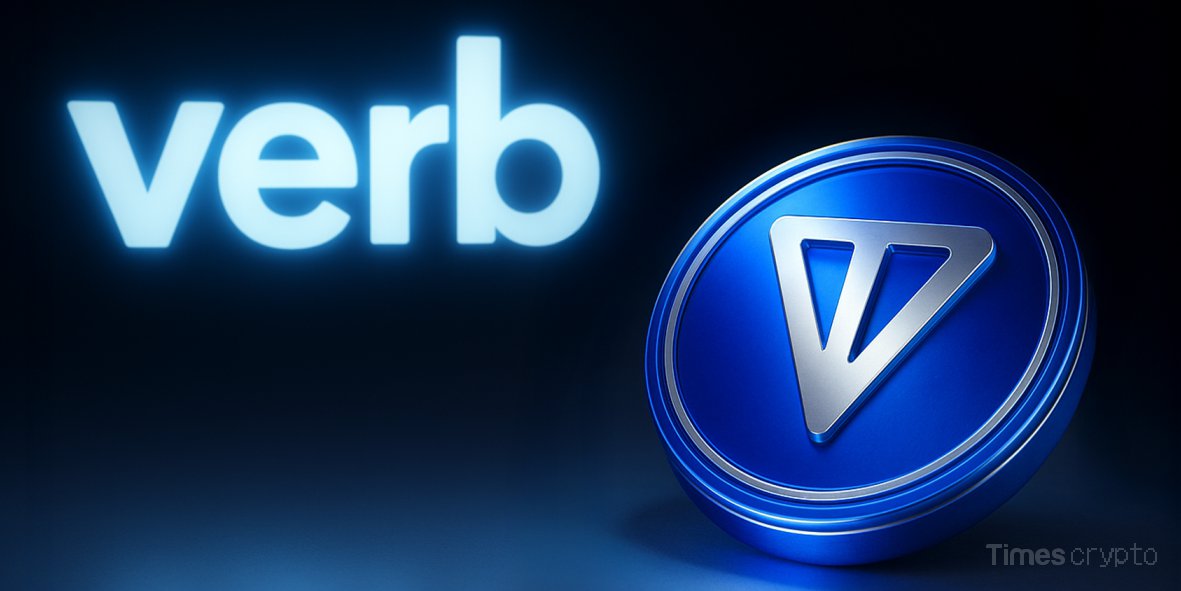 A Toncoin and Verb logo. Verb Tech Allocates $713M to TON Strategy: Becomes Largest Public Toncoin Treasury