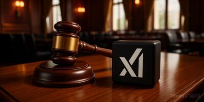 a gavel and block on a table. Xai Sues Elon Musk's xAI: Gaming Network Claims Trademark Infringement