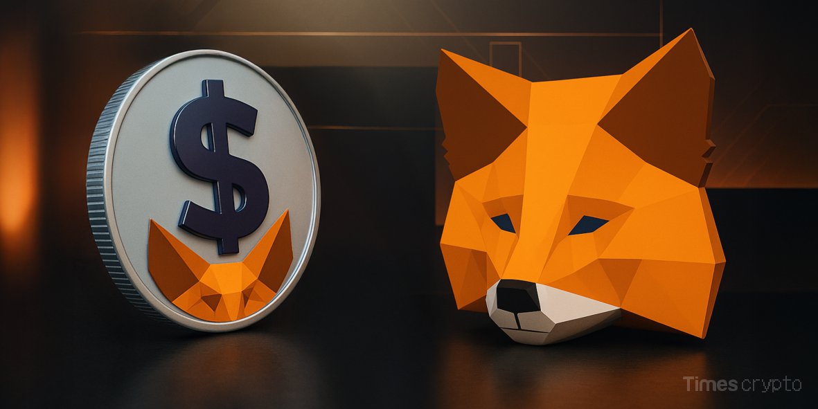 a fox head and a dollar sign. MetaMask Stablecoin Launch: mUSD to Bridge Web2 and Web3 Payments