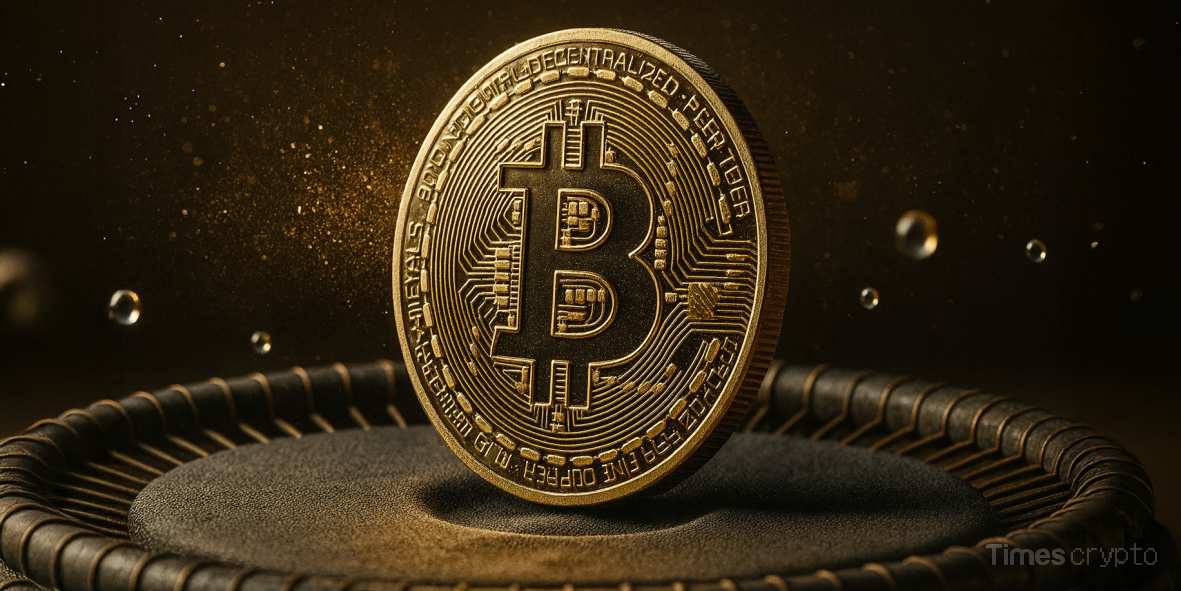 Shiny Bitcoin on textured surface. Crypto Pension: Coinbase, OKX Target Australia's Massive $2.8T Retirements Pot