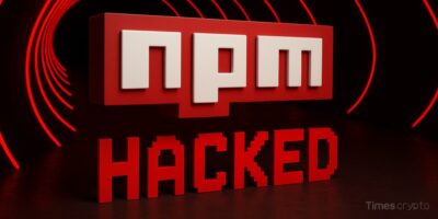 NPM logo with 'HACKED' text. Crypto-Stealing Malware Found in 18 Popular NPM Packages