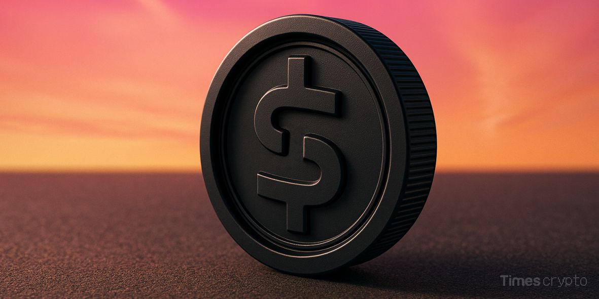 Black dollar stablecoin against sunset background. Native Markets Wins Hotly Contested Race for Hyperliquid’s USDH Ticker