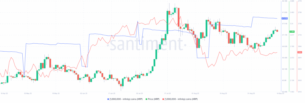 Cryptocurrency Weekly Price Prediction: BTC, ETH, XRP Rally as Markets Bet Big on FOMC Rate Cuts 11 XRP Whales 14092025