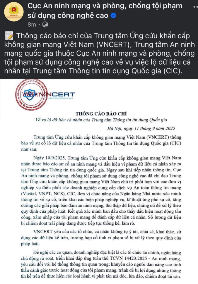 Massive Vietnam Data Breach: National Credit Center Hacked - Protect Your Crypto! Vietnam Data Breach: A Massive cyberattack on Vietnam's National Credit Information Center (CIC) likely exposed sensitive financial data, posing a major national security risk.