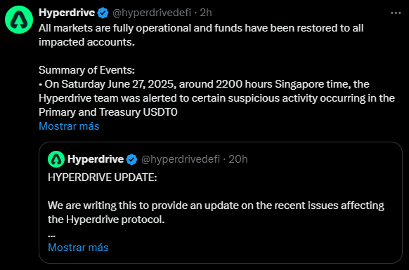Hyperdrive smart contract exploit: A complex attack on the Hyperliquid lending protocol reveals continuing security challenges in the decentralized finance (DeFi) landscape.