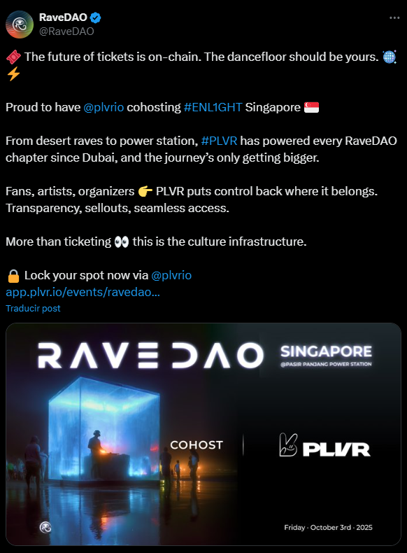 RaveDAO Singapore: The Web3 community gathers at Pasir Panjang Power Station for a landmark event featuring Vintage Culture and blockchain-powered experiences.