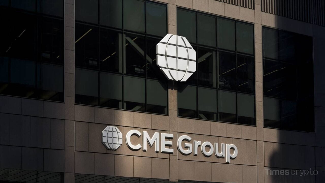 CME Group building exterior signage. CME Group Plots 24/7 Crypto Trading for Futures and Options for 2026