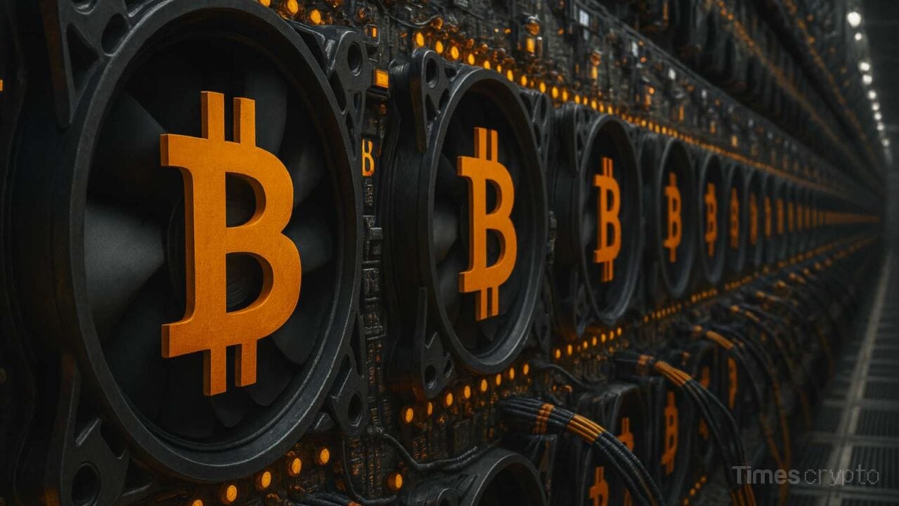 Bitcoin mining hardware with logos. Quantic Bitcoin 'BTCQ' Emerges as Quantum-Resistant Crypto Challenger