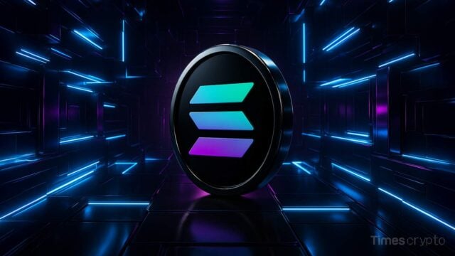 Colorful Solana logo in neon environment. Hong Kong Approves World's First Solana ETF Through ChinaAMC