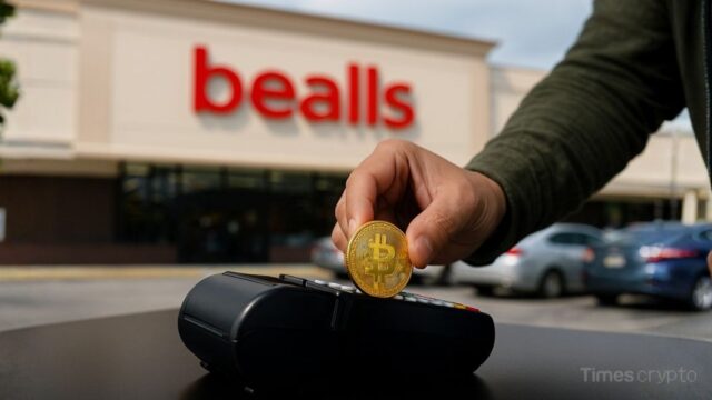 Bitcoin payment at Bealls store. Bealls Retail Crypto Payments Launch at 660+ Stores Nationwide