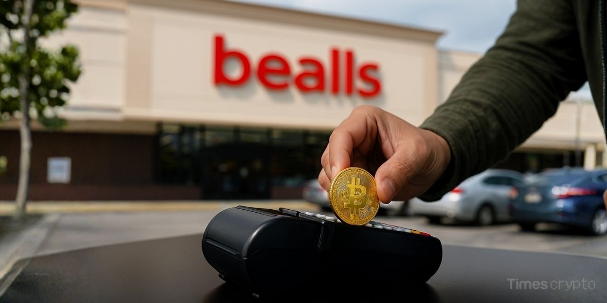 Bitcoin payment at Bealls store. Bealls Retail Crypto Payments Launch at 660+ Stores Nationwide