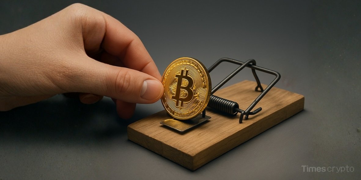 Bitcoin on a mouse trap. India Growing Crypto Scam Landscape Claims Two More Victims