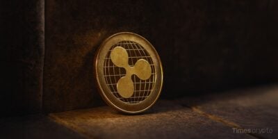Ripple XRP coin against a dark background. Ripple's CTO Steps Down, Shifting to Board Role After 13 Years