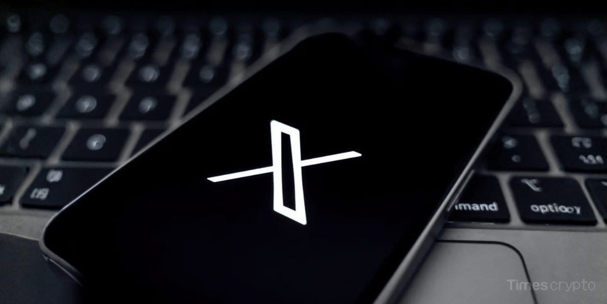 Phone displaying X logo on keyboard. X Handle Marketplace Launches, Valuing Rare Usernames at Over $1 Million