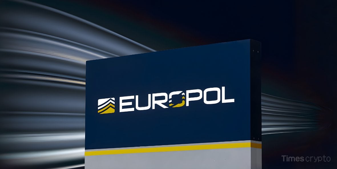 Europol logo on a dark background. Europol Dismantles Major Latvian Crypto Phishing Ring in International Sting
