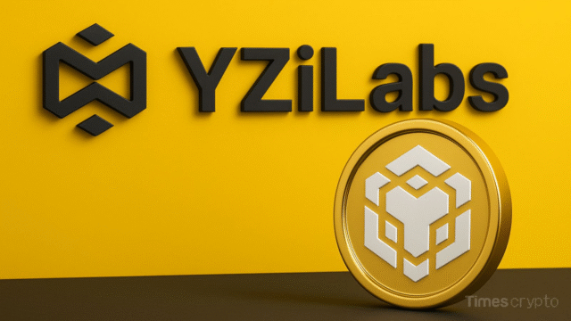 YZiLabs logo with BNB coin. YZi Labs Builder Fund Deploys B to Supercharge BNB Ecosystem