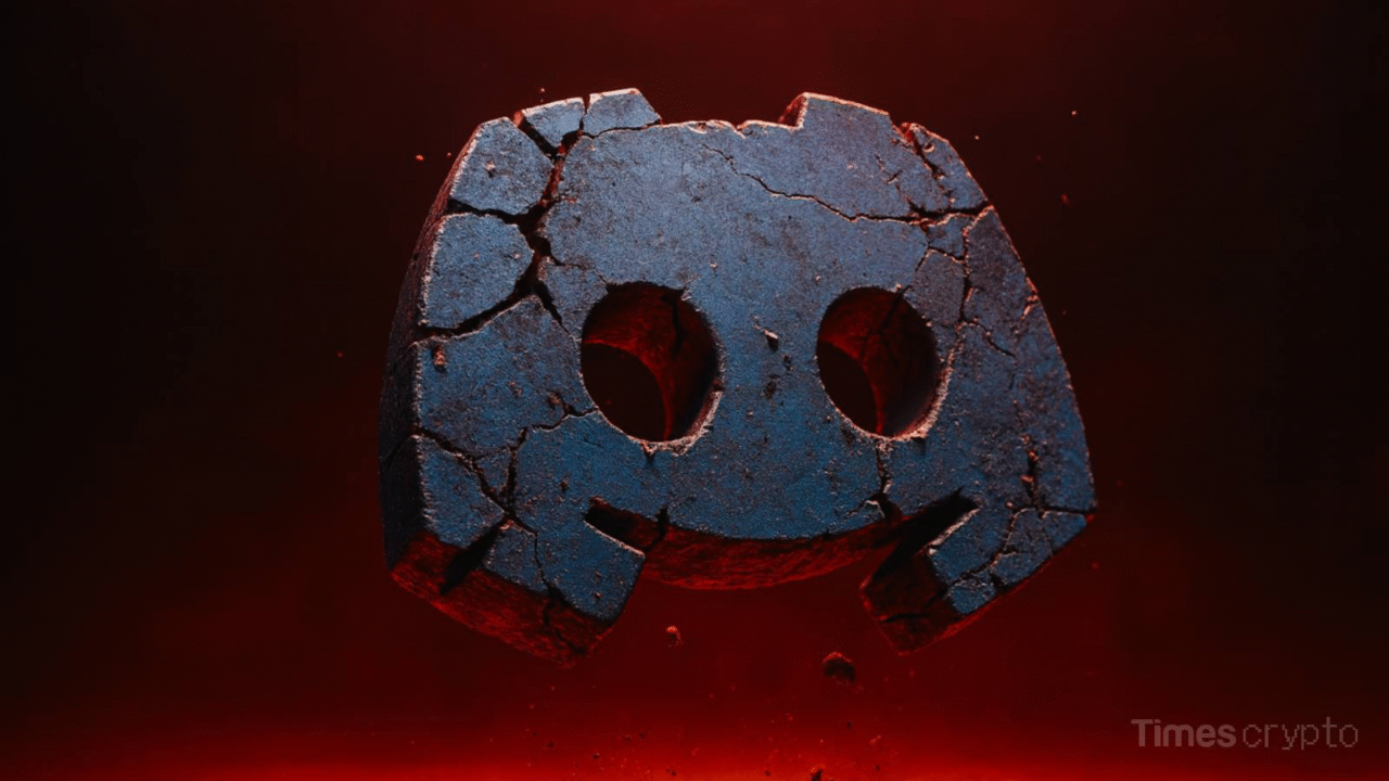 Cracked Discord logo on red background. Discord Data Breach Exposes 70,000 User ID Photos Through Third-Party Vendor
