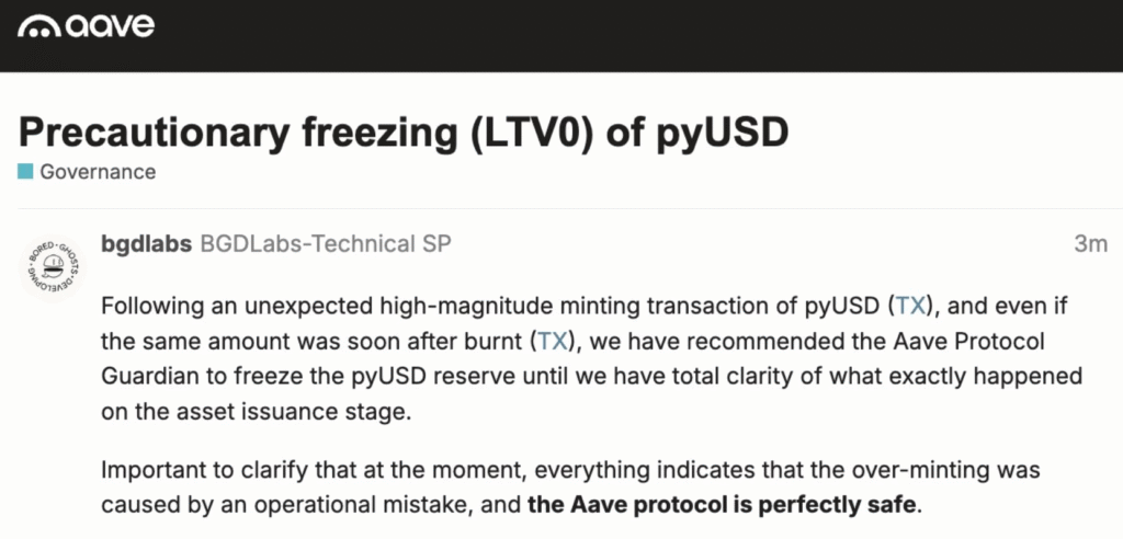 Paxos PYUSD Mint Mistake Creates a $300 Trillion Phantom Paxos PYUSD Mint Mistake Creates a $300 Trillion Phantom: A technical glitch saw Paxos accidentally create a sum of PayPal's stablecoin that exceeded the global money supply, raising questions about centralized control.