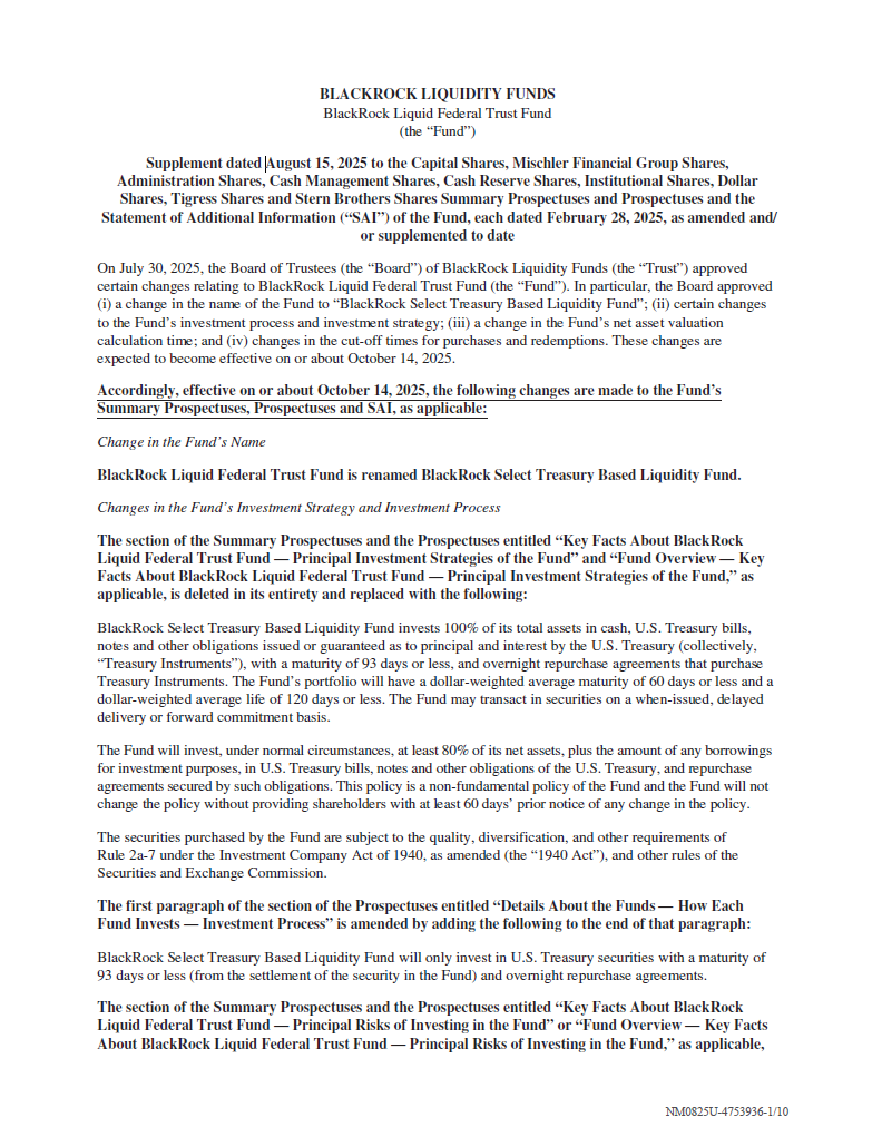 BlackRock Restructures Money Market Fund for Stablecoin Use; Here's What Changed 2 BlackRock