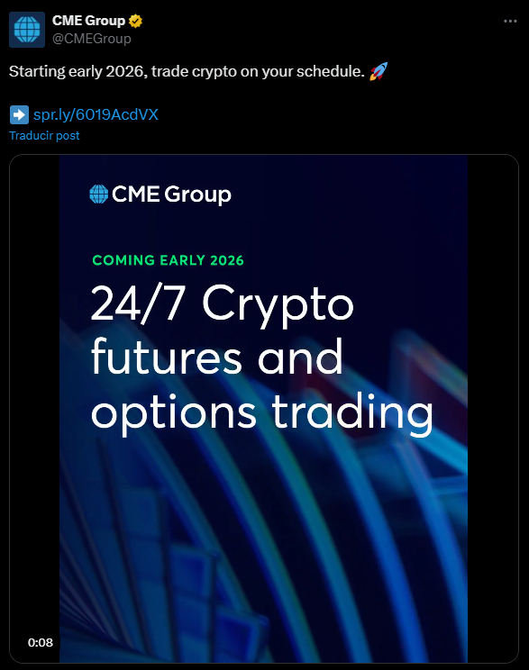 CME Group: The derivatives giant declares its intention to transition to round-the-clock trading of Bitcoin and Ethereum futures, aligning with the around-the-clock operation of crypto markets and escalating institutional demand.