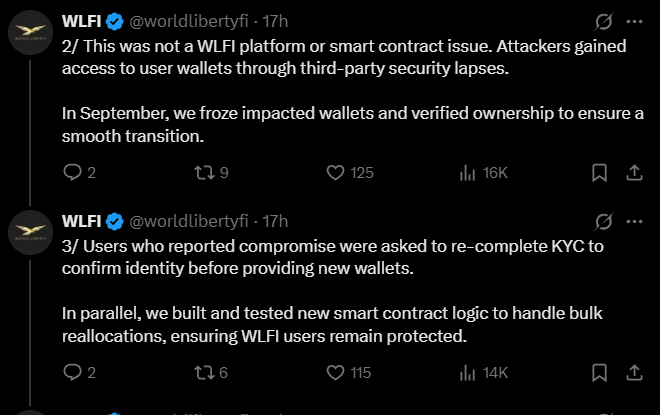 Trump-Linked Crypto Project WLFI Faces Fresh Heat Over Wallet Freezes; Here’s What Happened 3 WLFI
