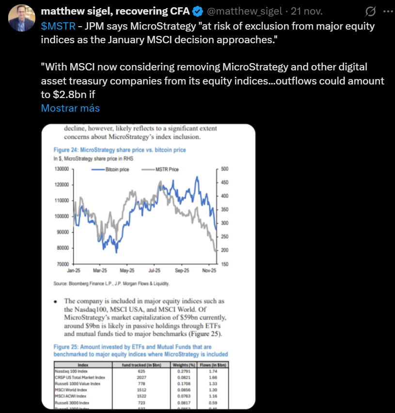 Title: MSCI Decision Sparks Bitcoin Backlash and JP Morgan Boycott MSCI Decision Sparks Bitcoin Backlash and JP Morgan Boycott: Crypto community revolts against proposed index exclusion, targeting the banking giant.