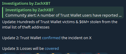 Trust Wallet Hack: Extension Flaw Leads to More than $6 Million in Holiday Drains Trust Wallet Hack: Extension Flaw Leads to More than $6 Million in Holiday Drains: The popular crypto wallet confirms a critical vulnerability in its browser extension, with founder CZ pledging to cover user losses from the security breach.