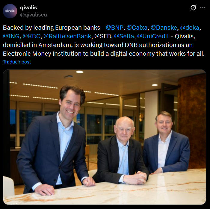 Banking Giants Forge Alliance for 2026 Euro Stablecoin Launch Banking Giants Forge Alliance for 2026 Euro Stablecoin Launch: A consortium of ten major EU banks, including BNP Paribas and ING, has formed an entity, Qivalis, to issue a regulated, euro-pegged stablecoin under MiCA rules.