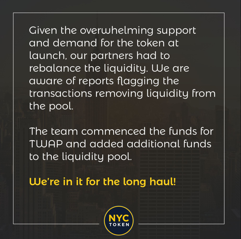 Ex-Mayor Eric Adams' NYC Token Crash: Down 80% in Pump-and-Dump Scheme Ex-Mayor Eric Adams' NYC Token Crashes 80% in Pump-and-Dump Scheme: The commemorative crypto, launched with fanfare in Times Square, plummets amid liquidity manipulation allegations.