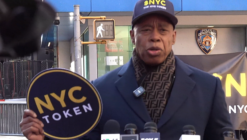 Ex-Mayor Eric Adams' NYC Token Crashes 80% in Pump-and-Dump Scheme Ex-Mayor Eric Adams' NYC Token Crashes 80% in Pump-and-Dump Scheme: The commemorative crypto, launched with fanfare in Times Square, plummets amid liquidity manipulation allegations.
