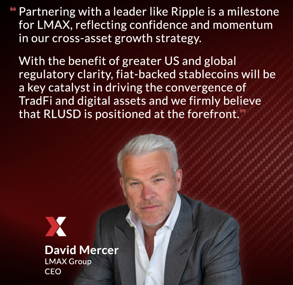 LMAX and Ripple Partner to Bring RLUSD to Institutional Trading LMAX and Ripple Partner to Bring RLUSD to Institutional Trading: A multi-year deal includes $150 million in financing and integrates Ripple's stablecoin as core collateral.